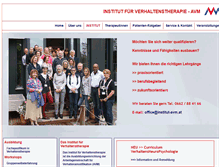 Tablet Screenshot of institut-avm.at